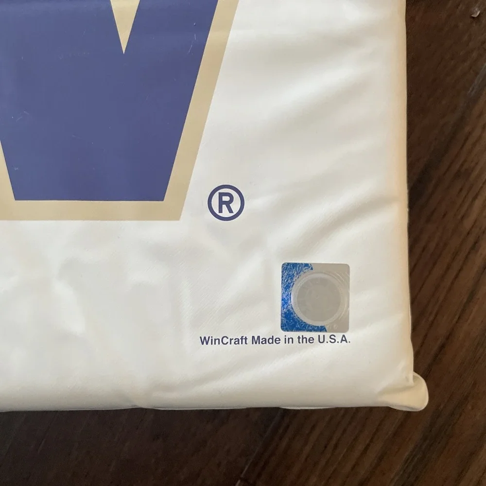 Logo Washington Huskies Seat Cushions White Gold NCAA